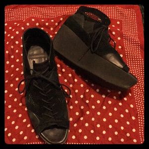 Black platforms in good condition